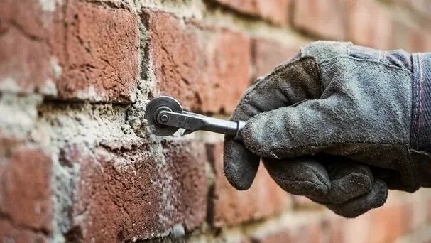 Historic brick repointing